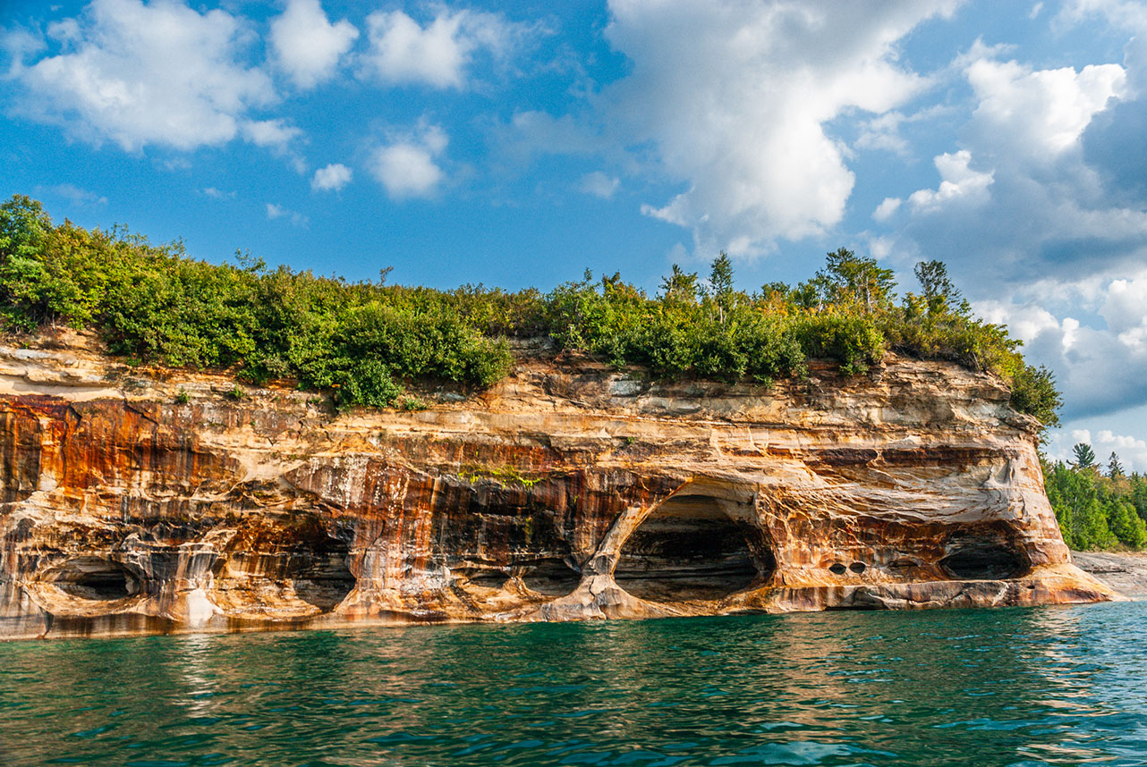 The Colors of Pictured Rocks. Photo courtesy of Tim Trombley.